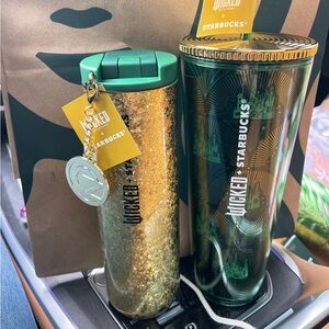 Starbucks + Wicked Emerald City Bundle 16oz & 24oz Cold cups